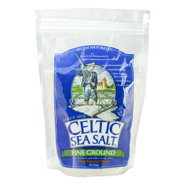 Celtic Salt, fine ground, 16 oz