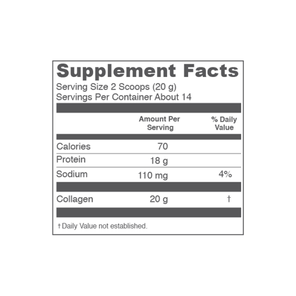 Collagen Peptides, 20 oz. - Image 2