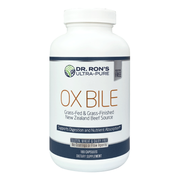 Ox Bile, 180 Capsules