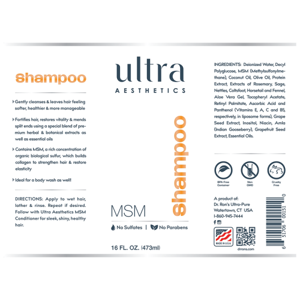 MSM Shampoo, 16 oz - Image 2