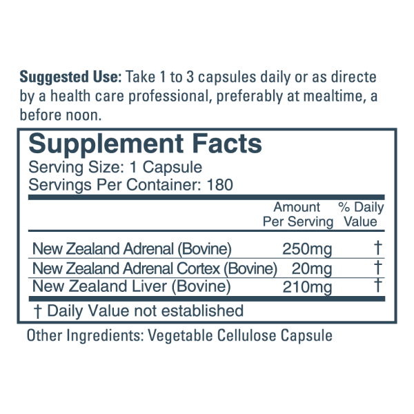 Adrenal, 180 capsules - Image 2