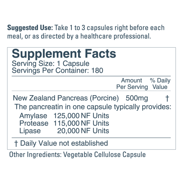 Pancreas, 180 capsules - Image 2