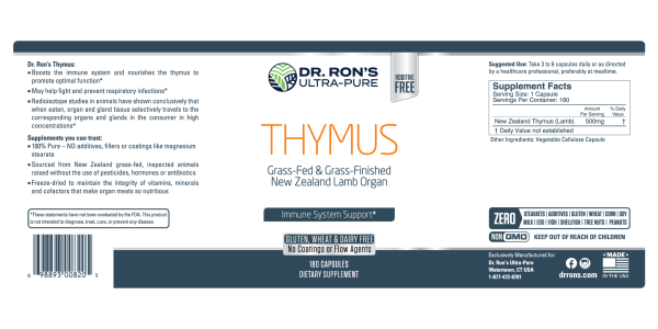 Thymus, 180 capsules - Image 3