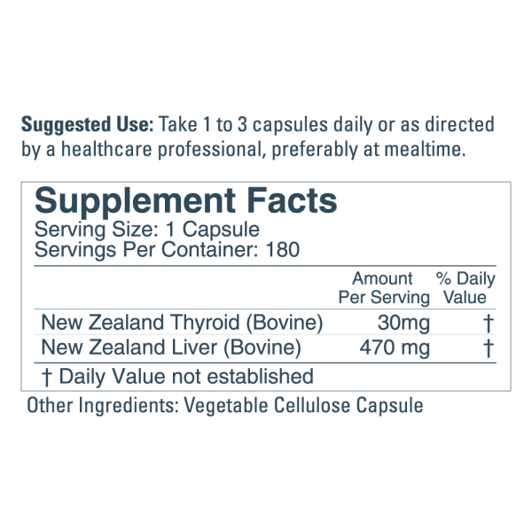 Thyroid, 180 capsules - Image 2